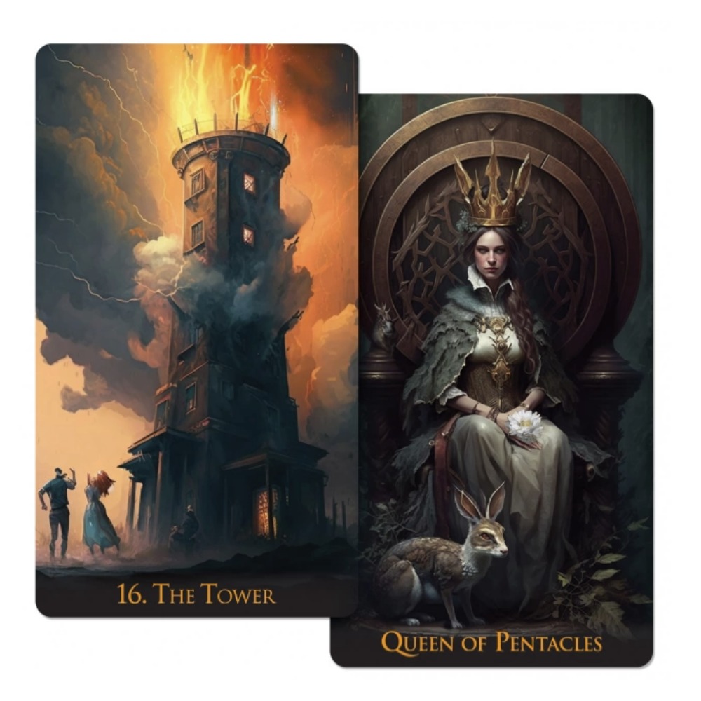 Tarot Cards Deck With Guidebook - Mazzo di tarocchi del mondo strano
