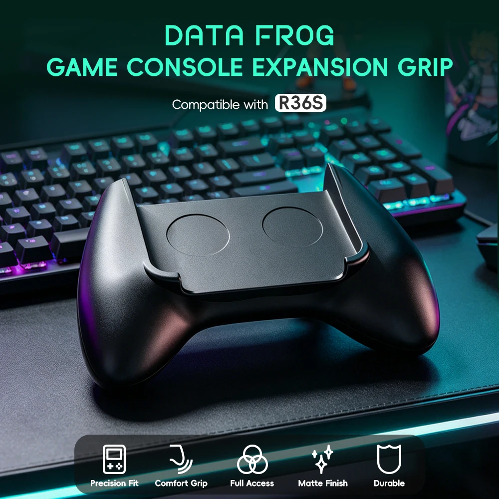 Retro Handheld Game Console R36S - Data Frog R36S Game Grip, impugnatura