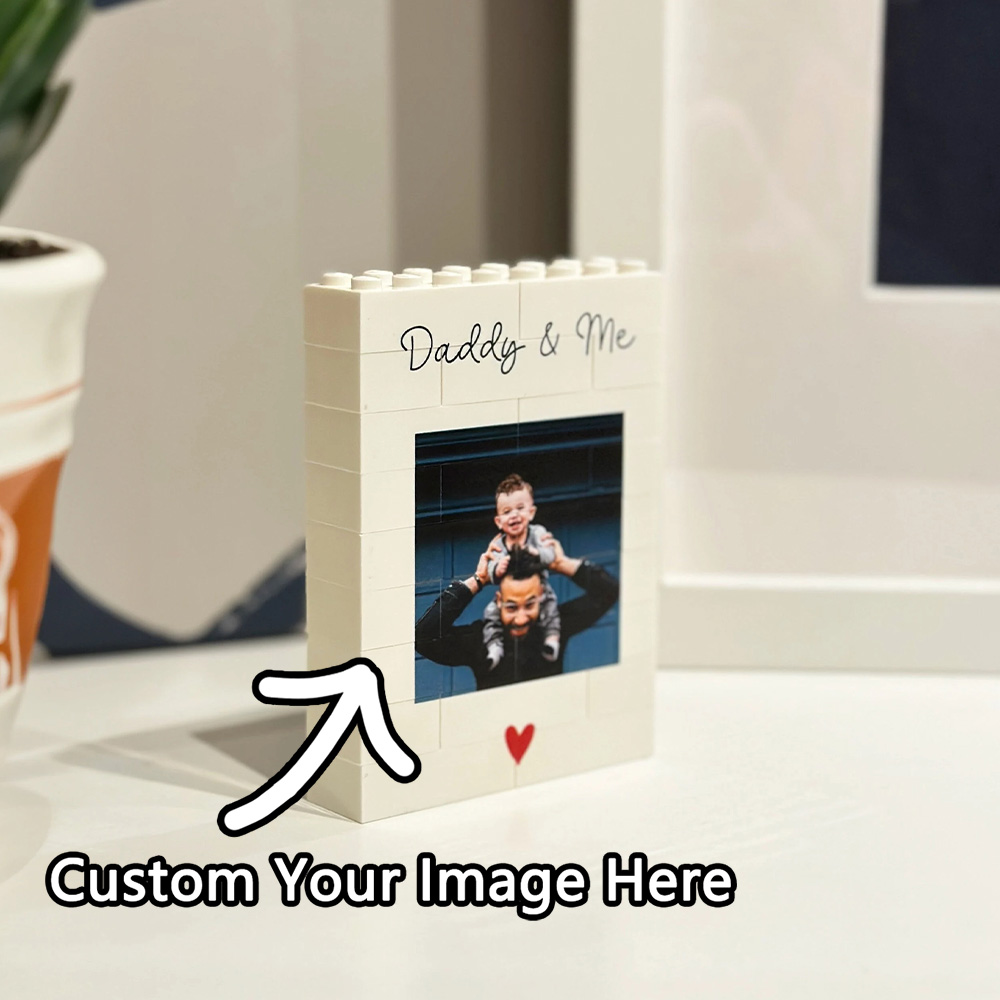 Building Blocks - Regalo fotografico personalizzato per papà e