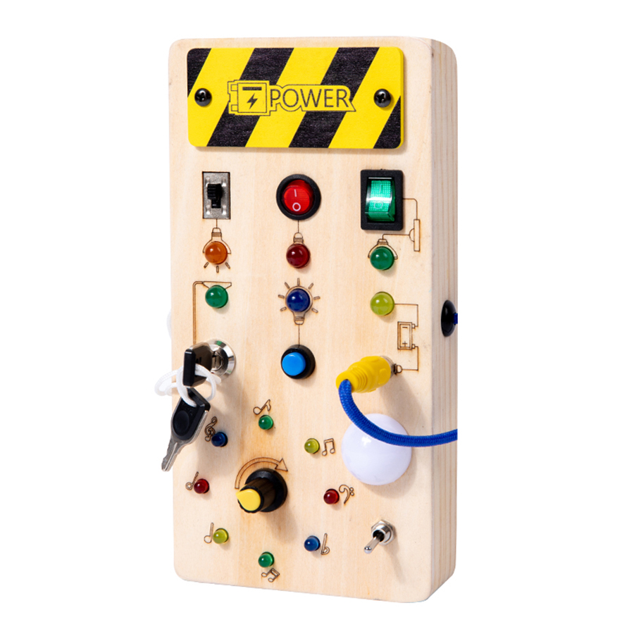 Montessori Wooden Busy Board Toddler - Montessori Busy Board Giocattoli sensoriali in