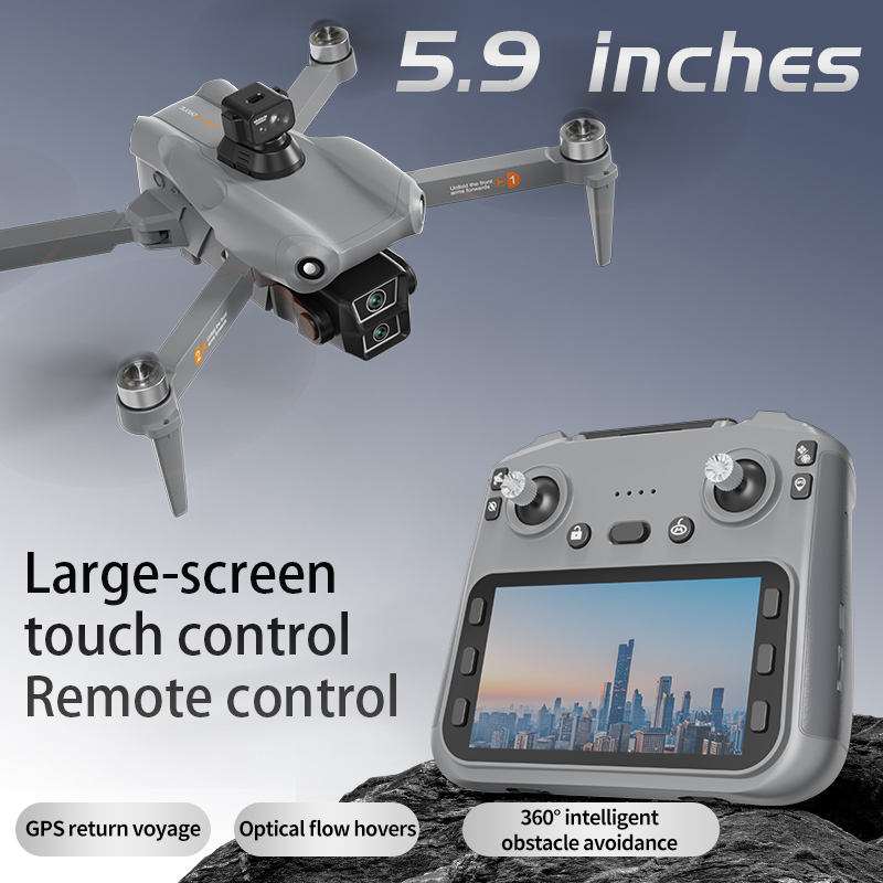 Fpv Brushless Rc Drone 4K - Drone Professionale L300 Pro GPS con