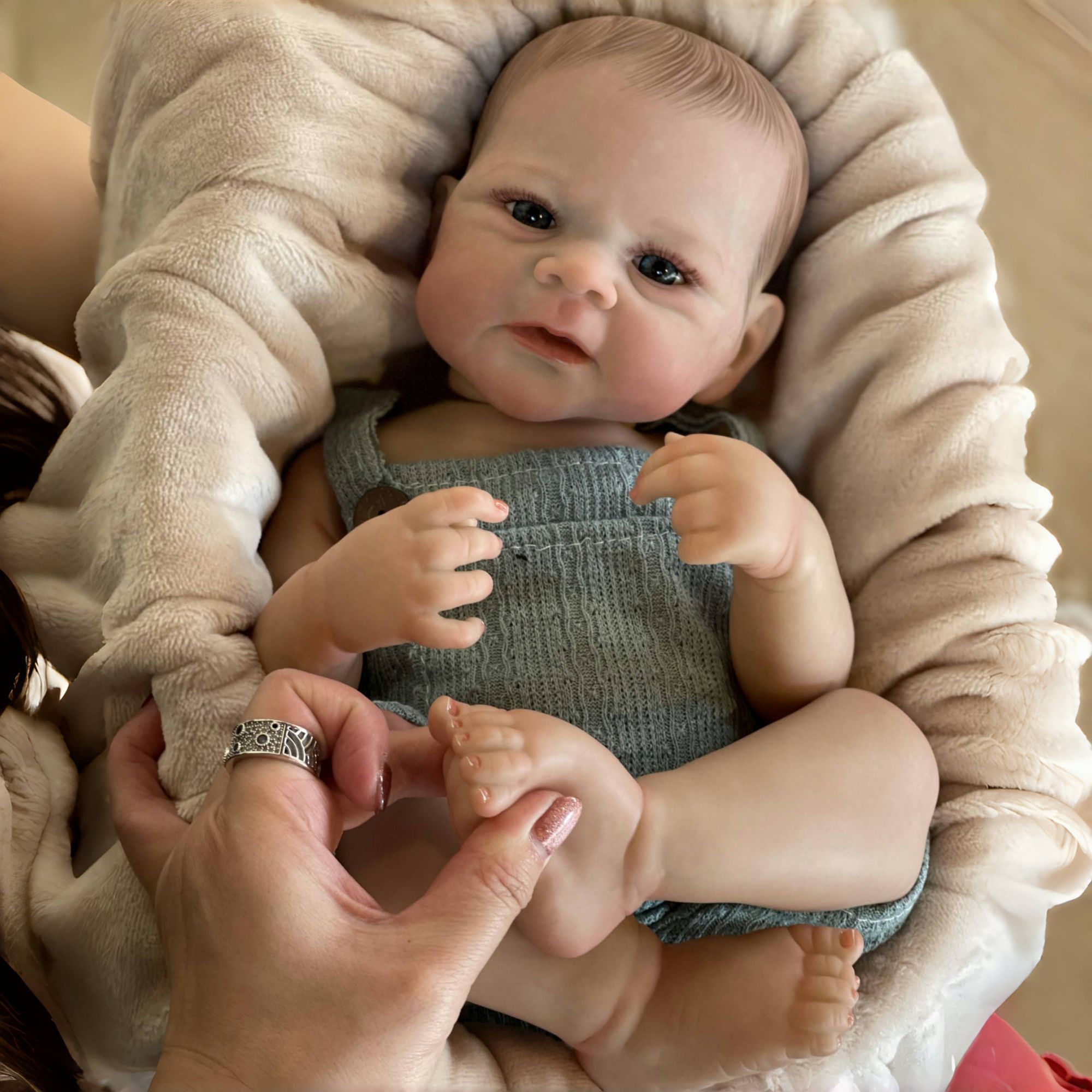 Reborn Baby Doll Silicone Realistic - OtardDolls 19 pollici Elijah Boy Bambole