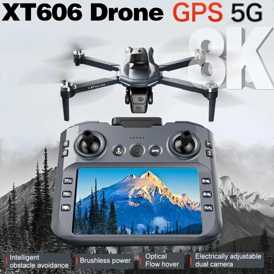 Drone Originale XT606 Professi - Fpv Brushless Rc Drone 4K recensione e prezzo