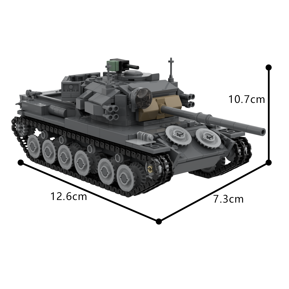 MOC Centurion mk. Modellino di - Lego Compatible Military Tank recensione e prezzo