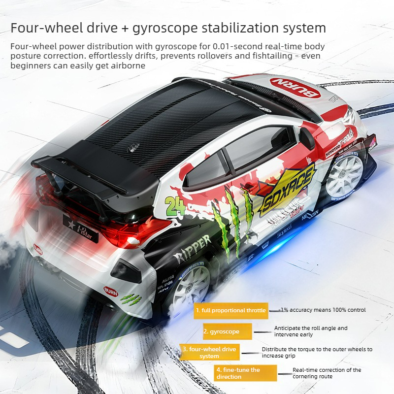 Auto Giocattolo Telecomandata  - Rc Drift Car 1 24 Scale 4Wd recensione e prezzo