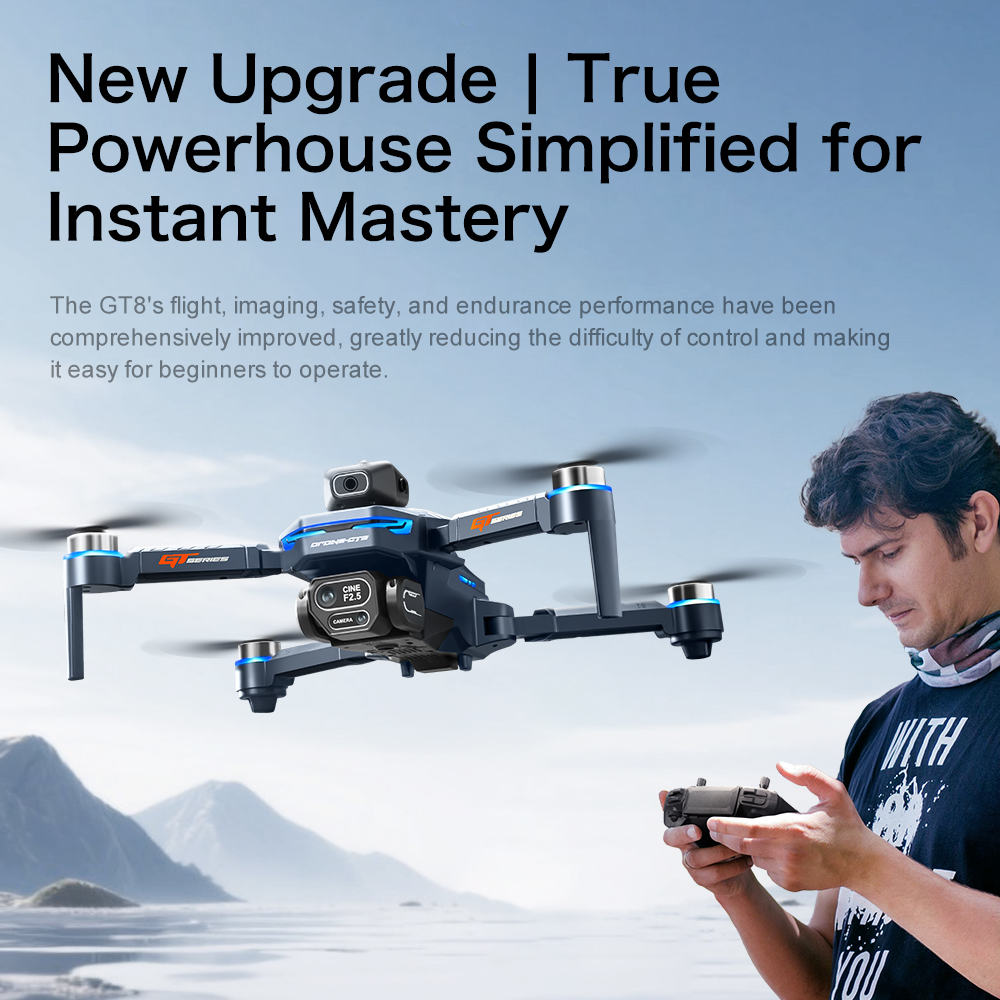 Drone Originale GT8 8K Profess - Fpv Brushless Rc Drone 4K recensione e prezzo