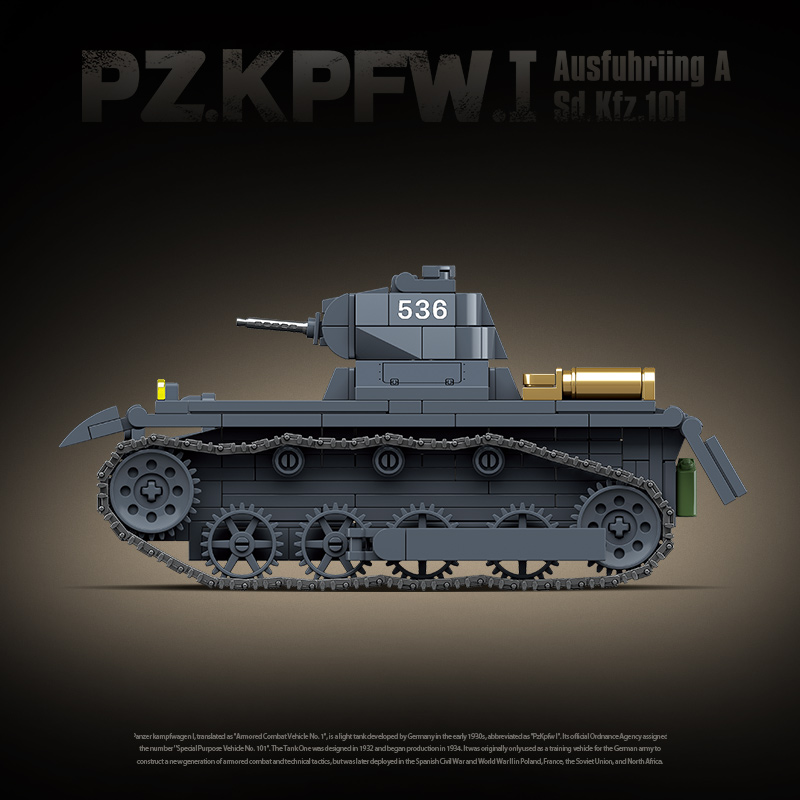Nuova WW2 Armi Militari Carro  - Lego Compatible Military Tank recensione e prezzo