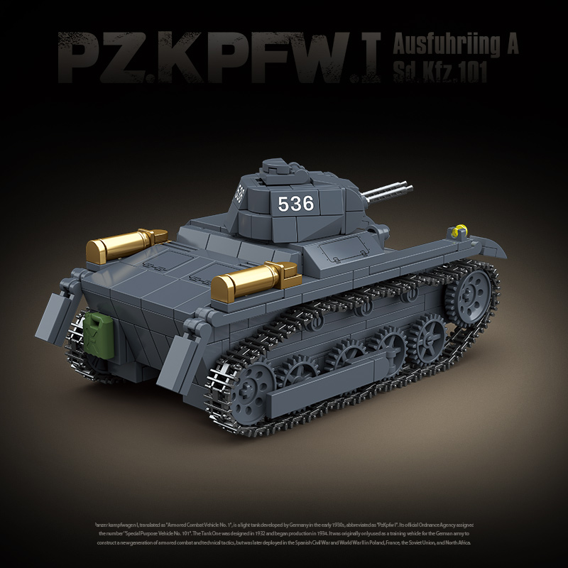 Nuova WW2 Armi Militari Carro  - Lego Compatible Military Tank recensione e prezzo