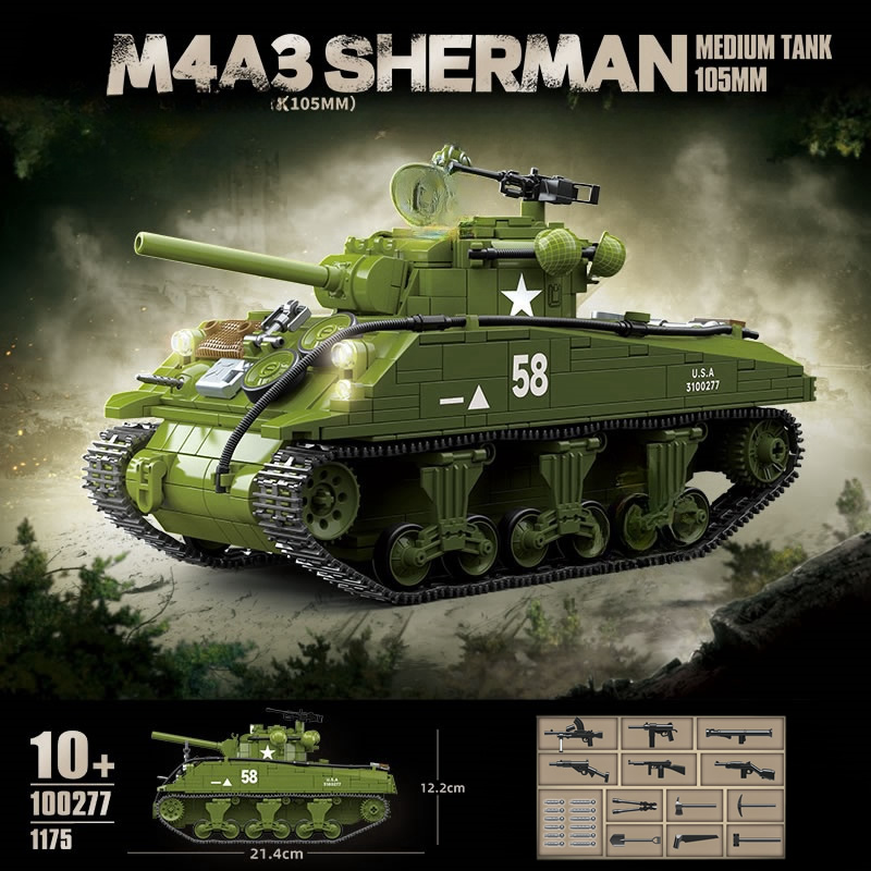 Nuova Seconda Guerra Mondiale  - Lego Compatible Military Tank recensione e prezzo