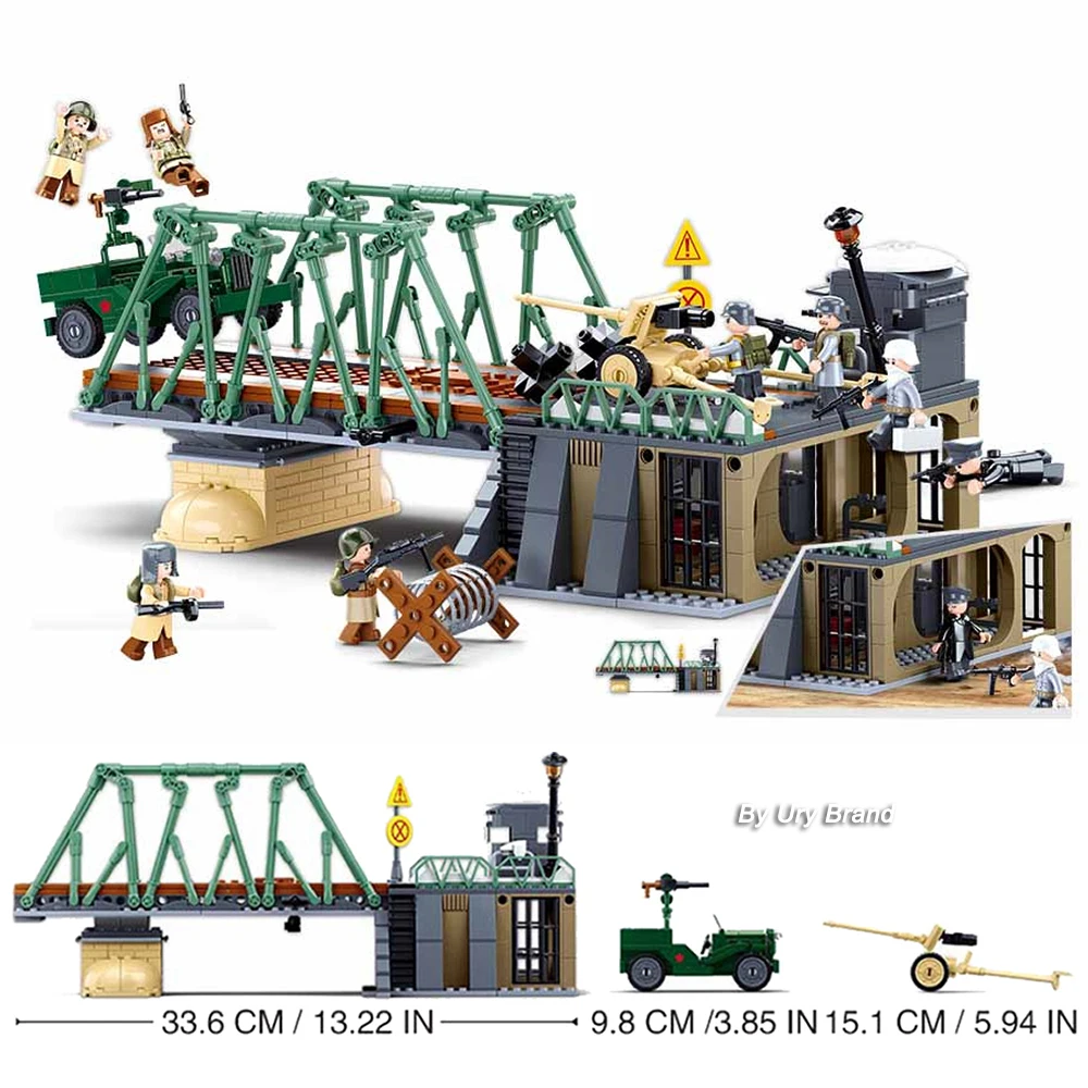 Set di Blocchi da Costruzione  - Lego Compatible Military Tank recensione e prezzo