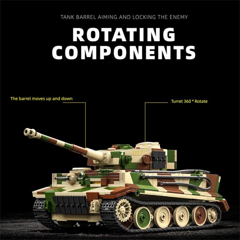 Set di Blocchi da Costruzione  - Lego Compatible Military Tank recensione e prezzo