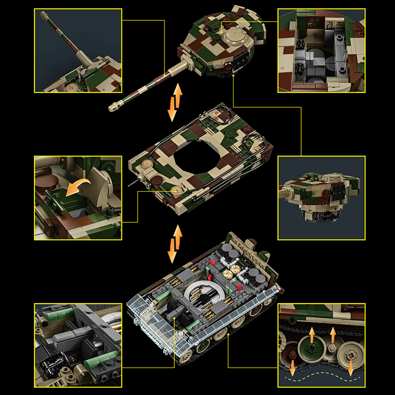 Set di Blocchi da Costruzione  - Lego Compatible Military Tank recensione e prezzo
