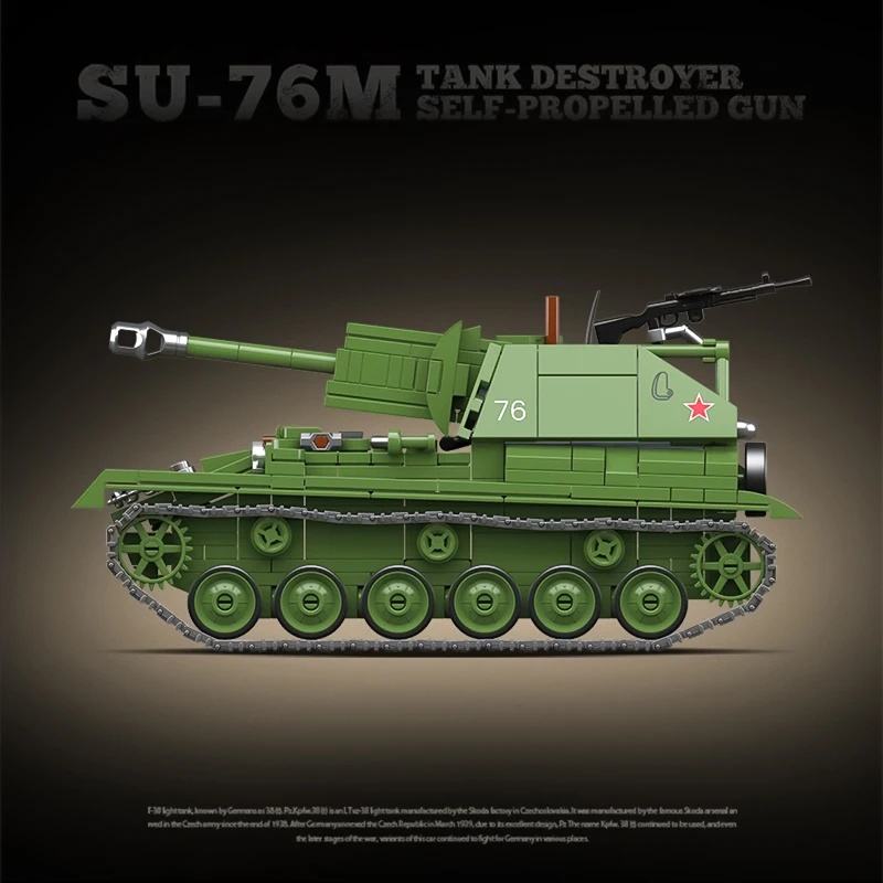Kit di Costruzione del Caccia  - Lego Compatible Military Tank recensione e prezzo
