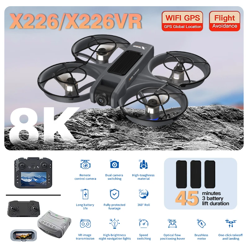 Drone Pieghevole Originale X22 - Fpv Brushless Rc Drone 4K recensione e prezzo