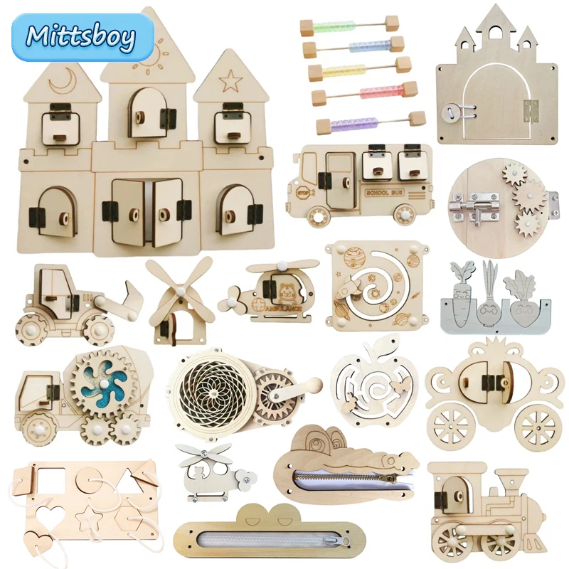 Montessori Tavola occupata Acc - Montessori Wooden Busy Board Toddler recensione e prezzo